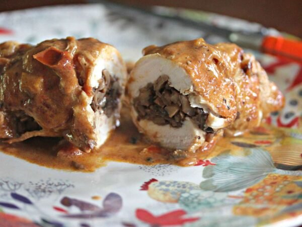 Stuffed chicken leg