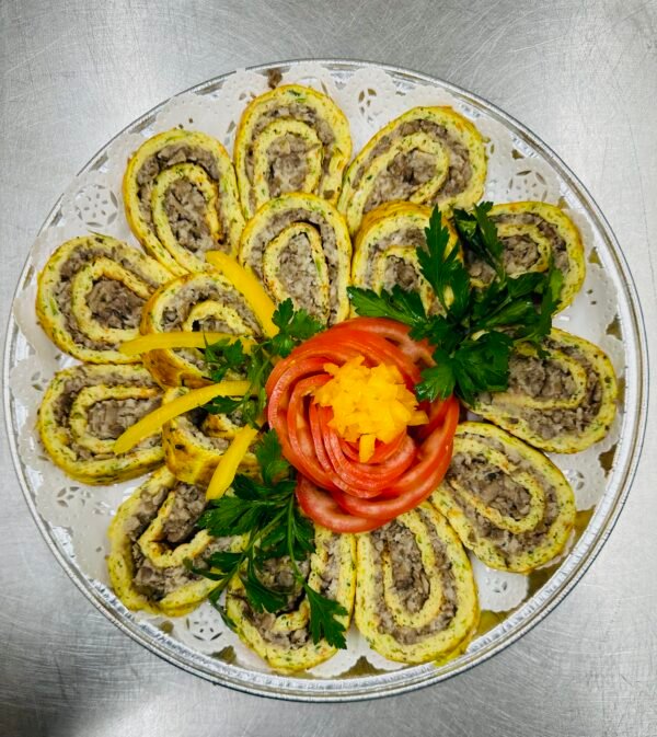 Zuccinni roulade w/mushrooms